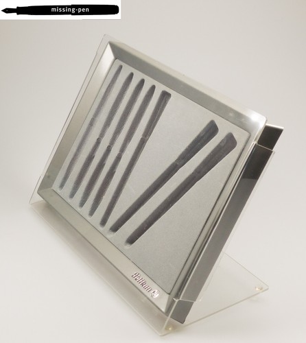 Used "stand up" Pelikan Pen Tray Display for 7 Pens (5 + 2) - Picture 3 of 8