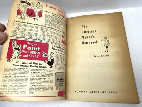 Vtg American Woman's Homebook Lifestyle Paperback Book Nora Fetterhoff 1953 SH - Bild 11 von 16
