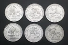 Set Of 6 5 Francs African Birds Of Burundi 2014 Coins - UNC