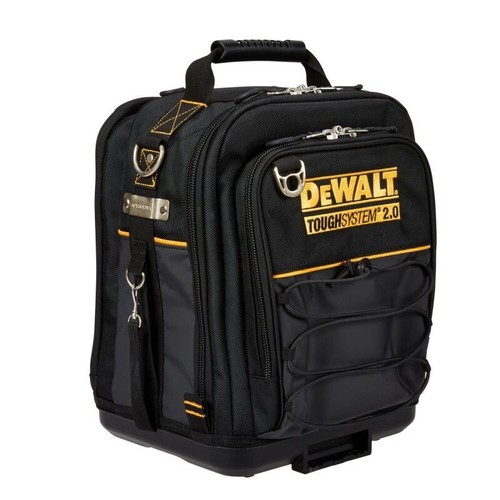 Dewalt Tough System  2.0 Tech Tool Bag Heavy Duty Tool Box Organizer Hard Bottom - Picture 1 of 5