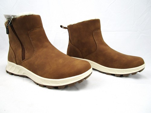 Khombu Sienna Damen braun Allwetterstiefel, Kunstfell, Memory Foam, wasserabweisend - Bild 4 von 12