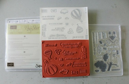Stampin' Up! Lift Me Up + Treehouse Adventure + Matching Up & Away Thinlits nuovo con scatola - Foto 2 di 2