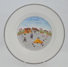 Villeroy & Boch Design Naif RIM SOUP BOWL Laplau #3 Village 8 1/2"