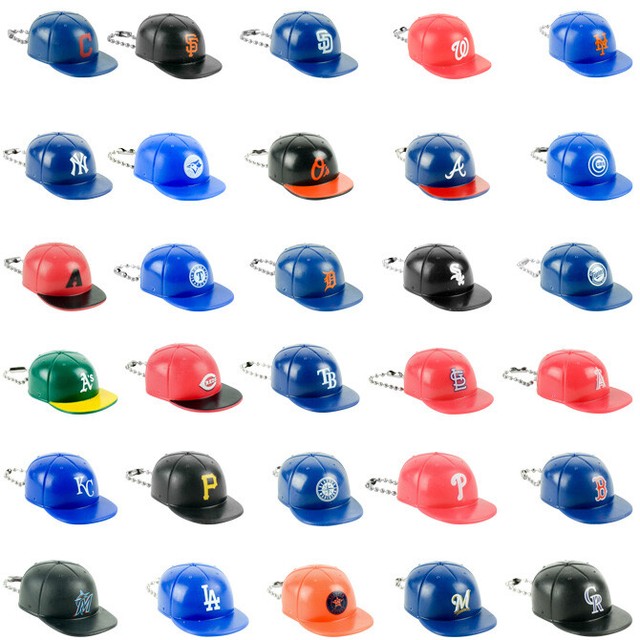 MLB Baseball Set of 30 Different Gumball Caps Free Shipping eBay
