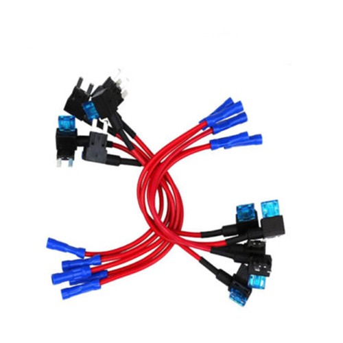 10 Sets 15A Add Circuit Mini Blade Fuse Box Holder ACS ATO ATC Piggy Back Tap - Picture 2 of 8