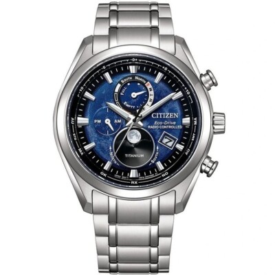 Citizen Eco-Drive Solar Tsukiyomi Mondphase Super Titanium BY1010-81L  NEU