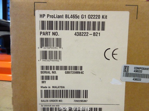 HP 438222-B21 AMD Opteron 2220 2.8GHz Dual Core CPU + Heatsink KIT - NEW NEU - Afbeelding 2 van 6