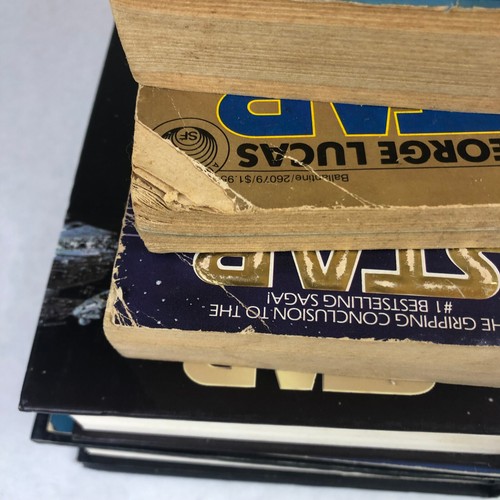 Lot of 9 Star Wars Book Lot Fantasy Space Novels George Lucas Timothy Zahn Perry - Picture 17 of 17