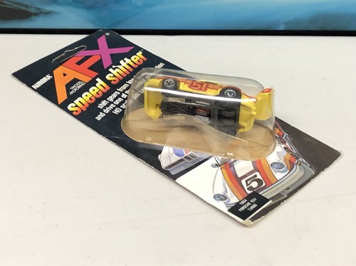 AFX Aurora PORSCHE 934 Yellow and Orange #51 Speed Shifter, Brand New - Picture 5 of 12