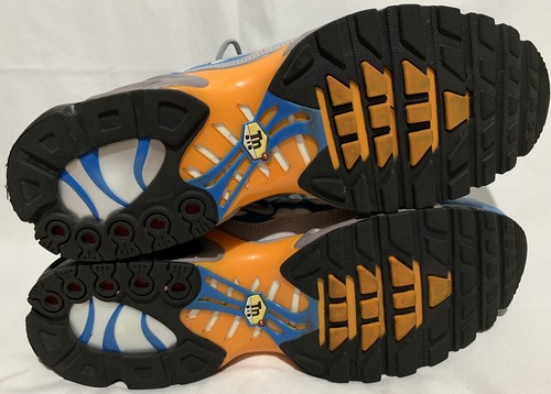 Nike Air Max Plus Mens Size 13 US 12 UK 815994-400 Photo Blue Grey Orange Black - Picture 6 of 7
