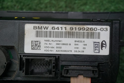 2009 BMW 328I (AUTOMATIC) AC Control OEM 919926003 - Picture 5 of 5