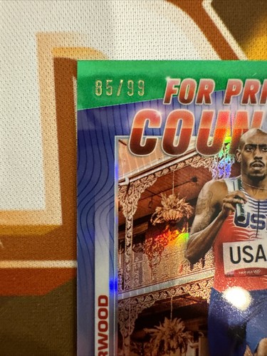 24 Topps Chrome US Olympics Pride & Country Green /99 #PC16 Vernon Norwood - Picture 5 of 6