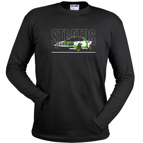 Lancia Stratos camiseta clásica rally car hf camiseta sudadera capucha - Imagen 10 de 12