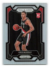 Kris Murray 2023-24 Panini Prizm Prizms Silver RC #142-BLAZERS