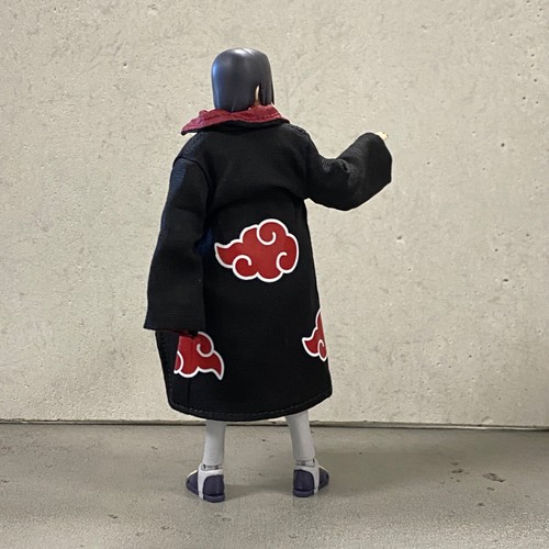 PB-R-ITA: 1/12 scale Akatsuki fabric robe for Bandai SHF Itachi Action Figure - Picture 4 of 4