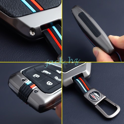 Para Cadillac CT4 CT5 Lyriq XT4 Metal Coche Llavero Estuche Cubierta Llavero Accesorios - Imagen 4 de 10