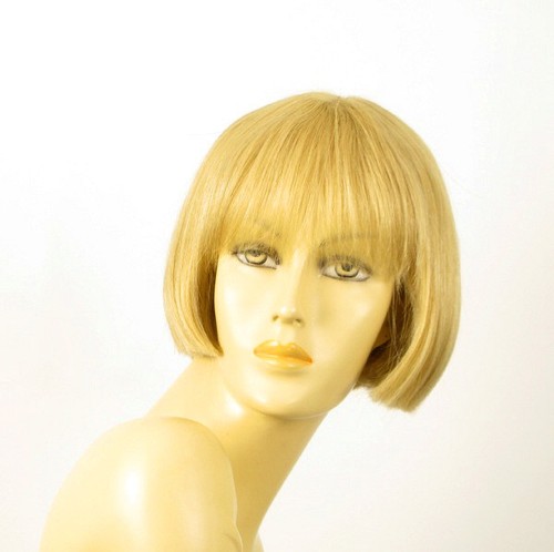 perruque femme 100% cheveux naturel courte blonde ref ELISA 22 - Imagen 1 de 9