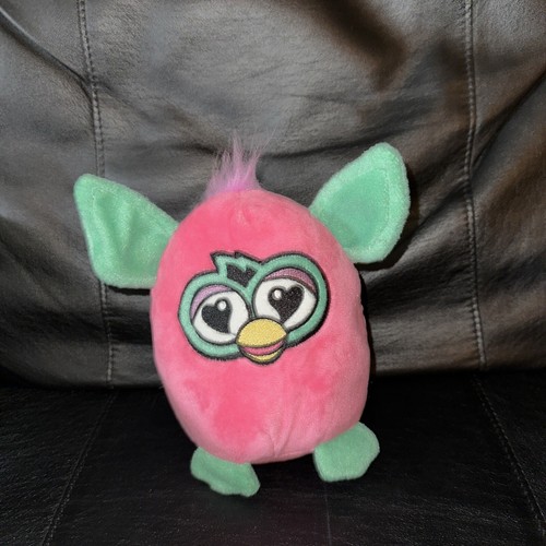 2020 Toy Factory Furby Plüsch Monster rosa & blaue Herzaugen - Bild 1 von 4