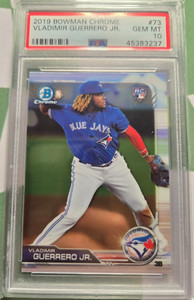 2019 bowman chrome vladimir guerrero jr PSA 10