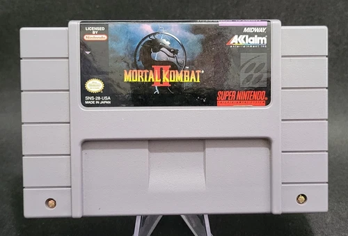 Mortal Kombat II 2 Super Nintendo SNES Original Authentic Vintage Retro!