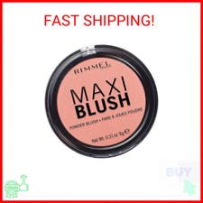 Rimmel London Maxi - 001 Third Base - Blush Powder, Lightweight, Highly Pigmente