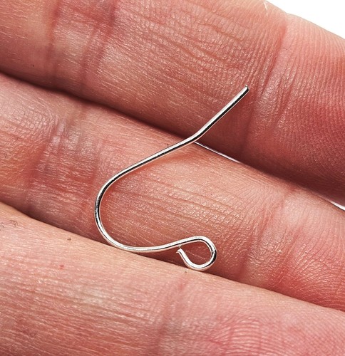 200 cables para orejas de gancho de pescado lisos enchapados en plata hallazgos artesanales - Imagen 9 de 13