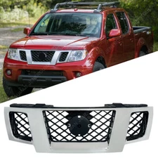 Chromed Grill For 2009-2021 Nissan Frontier Front Upper Bumper Grille 62310ZL00B