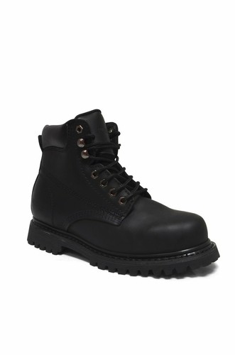 Nuevas Botas de Trabajo con Puntera de Acero Negra 6" Puntera Lisa REDHAWK ST0610 Talla 6-12 (D,M) - Imagen 4 de 4