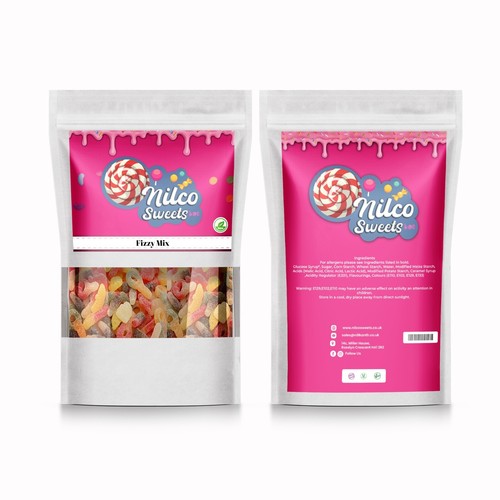 Vegane Süßigkeiten Pick N Mix Retro Süßigkeiten Gelee Korb Geschenkbox Vegetarisch Weihnachten - Bild 3 von 7