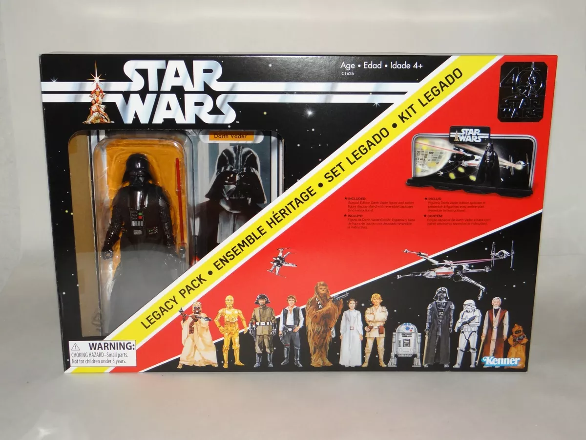 Star wars 40th anniversary darth cheap vader legacy pack black series