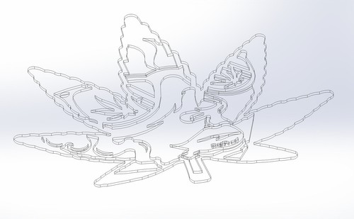 5 dxf file cnc industrial Marijuana Cannabis Baked Cricut Silhouette Nr.4021 - Picture 14 of 21
