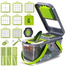Vegetable Chopper 22 in 1   For Vegetables, Fruits, and Onions - Multifunctional