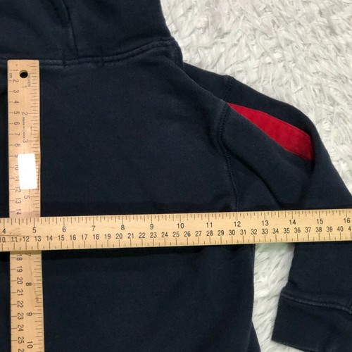 Vintage Polo Ralph Lauren Hoodie Pullover Sweatshirt Kids 4 Blue - Picture 9 of 10