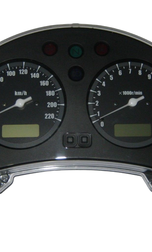 CONTACHILOMETRI TACHIMETRO HONDA CBF 600 SPEEDOMETER ODOMETER MIGLIA NUOVO - Imagen 5 de 5
