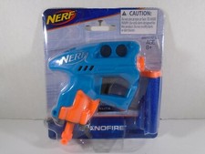 2017 HASBRO--NERF BLUE NANOFIRE GUN NEW 