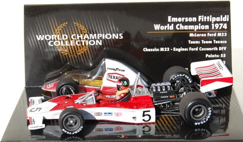 Minichamps 1:43 436740005 McLaren Ford M23 Emerso Fittipaldi Campione del Mondo 1974 - Foto 2 di 4