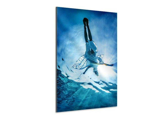 Wandbild Jesus Gemälde Leinwand Acrylglas Aluminium Metallic Hartschaum