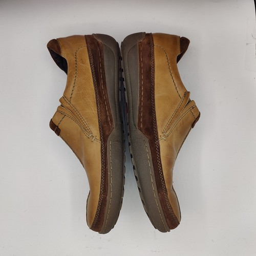 Pikolinos mens EU44 US11 Roble Loafers Brown Leather Suede Shoes Slip On - Picture 4 of 11