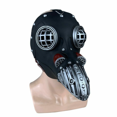 Plague Doctor Bird Long Nose Beak Steampunk Face Mask Halloween Cosplay Adult - Picture 27 of 31