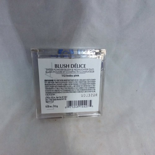 Loreal Blush Delice Sheer Powder Blush 112 baby pink *Unsealed* - Picture 3 of 4