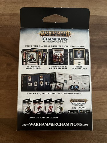 Warhammer Age of the Sigmar Champions The Trading Card Game Campaign Deck ORDER. - Picture 2 of 2