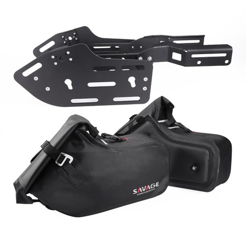 Bolsa de sillín lateral portaequipajes con soporte de montaje para HONDA CB750 Hornet 750 23-25 - Imagen 12 de 24