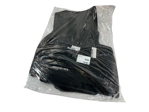 OEM AMG Floor Mats Velour Mercedes-Benz EQS Black V297 Original Carpet Fabric - Picture 8 of 15