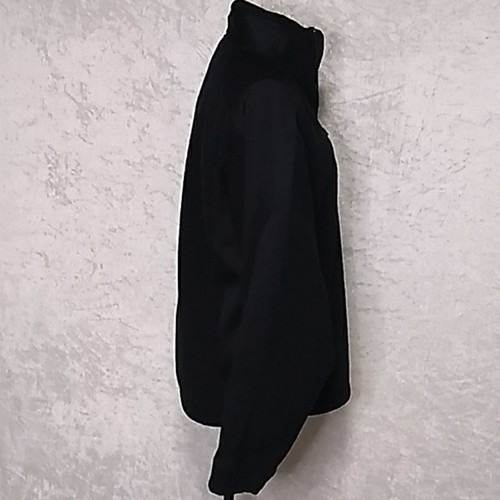 OLD NAVY BRAND Vintage 1/4 Zip Fleece Sweatshirt Womens M Pullover Black Pockets - Picture 7 of 9