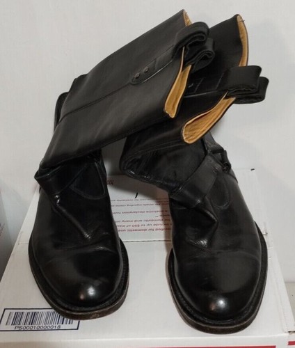 BOTAS DE HOMBRE MADE IN ITALY TALLA 9 1/2 G6 CO5016 NEGRO D13