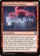 Magic the Gathering Reverberating Summons X 1 NM Tarkir Dragonstorm  Non-Foil