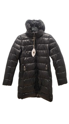 MONTE CERVINO sz L PARKA JACKET PUFFER PUFFA ZIP COAT  WINTER QUILTED HOOD NEW