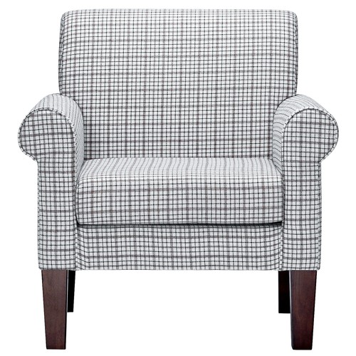 Accent Arm Chair Seat Single Sofa Modern Trellis Grid Living Room Furniture Home - Picture 10 of 12