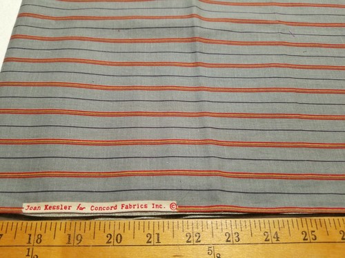 RARE Vintage Joan Kessler Concord Fabric Striped Harry Potter Gryffindor 1+yd - Picture 4 of 4