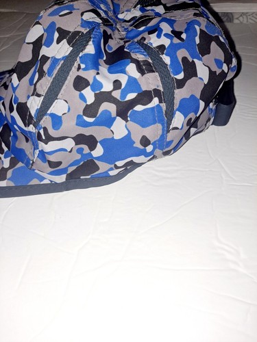 Nike Youth Hat Cap Strapback Blue Gray Camouflage Adjustable Embroidered Kids - Picture 3 of 7